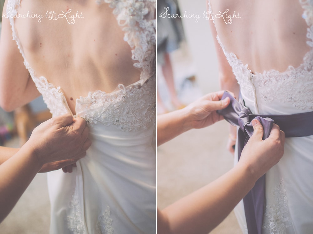 Denver Wedding Photographer Shares Destination Wedding in NM, bride getting dressed
