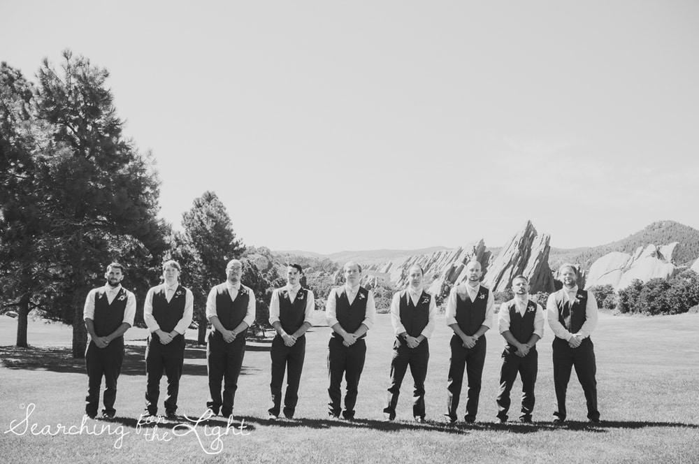Arrowhead Golf Course Wedding Photos, groosmen by Denver Wedding Photographer