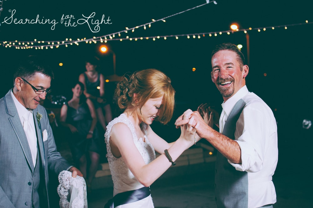 Go with the Flow at your Wedding Reception: Wedding Ideas from a professional Denver wedding photographer featuring the idea to just relax and enjoy your wedding