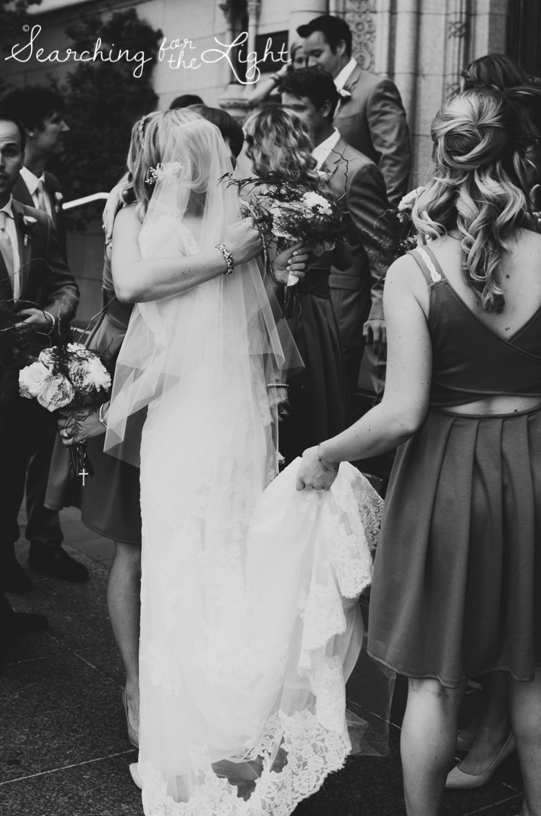 congratulations after getting married, church wedding, colorado wedding photographer photos