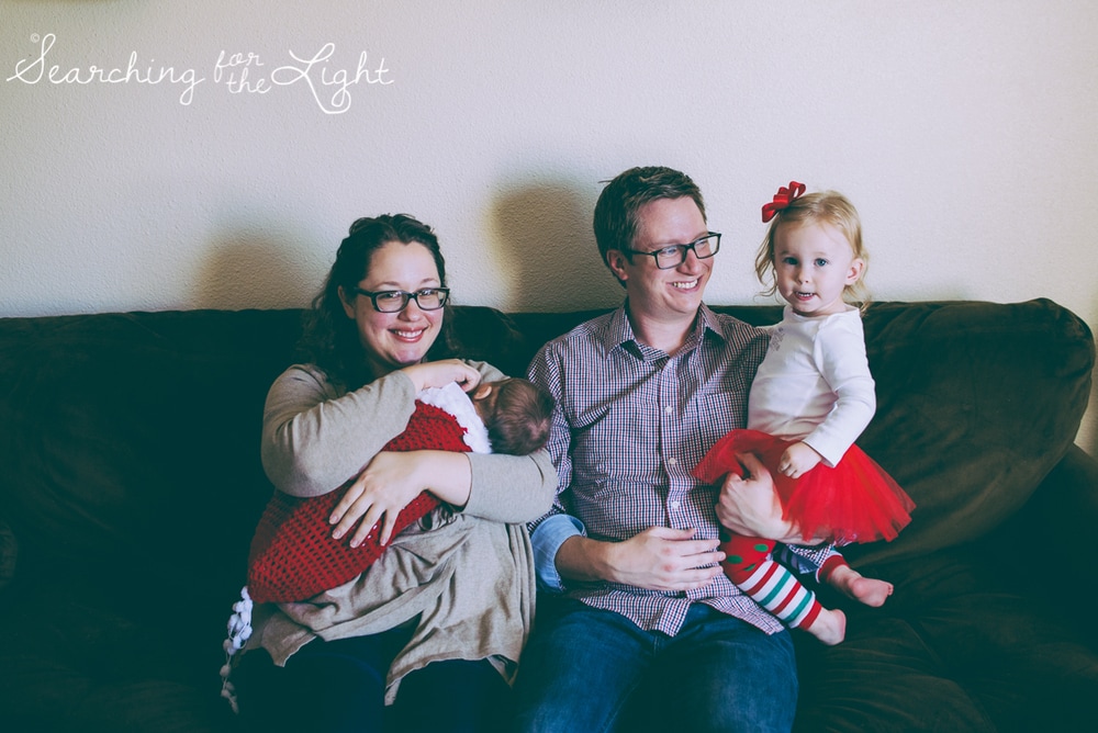 denver family photographer with a young family, family of four,