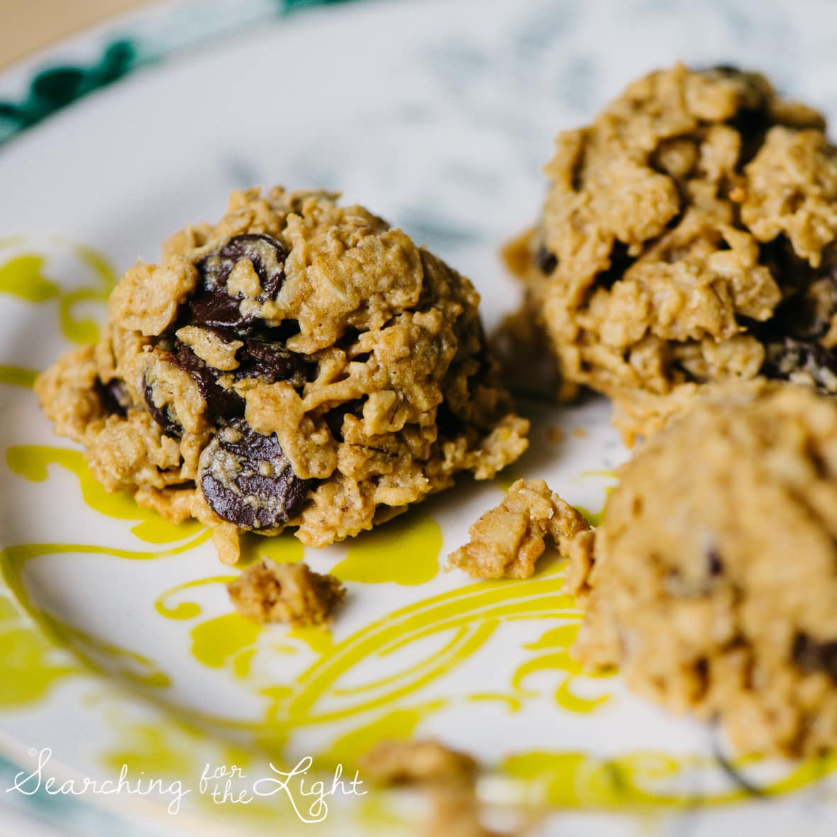 Gluten Sugar-Free Oatmeal Chocolate Chip Cookies {Recipe ...