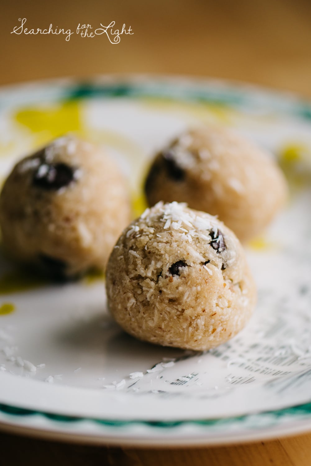 Chocolate Chip Cookie Dough Bites {Vegan & Paleo Friendly | Delish Dish}