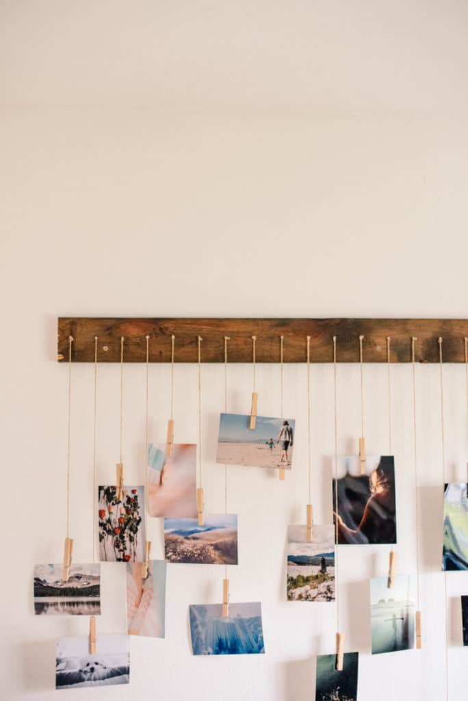 DIY Hanging Picture Collage Celebrate Again