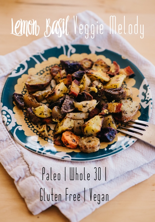 Lemon Basil Veggie Melody Recipe | Paleo, Whole 30, Gluten Free, Vegan Dinner Idea | Denver, Mountain Colorado Photographer