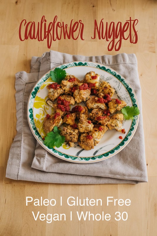 Cauliflower Nugget Dinner Recipe | Paleo, Whole 30, Gluten Free, Vegan Dinner Idea | Denver, Mountain Colorado Photographer