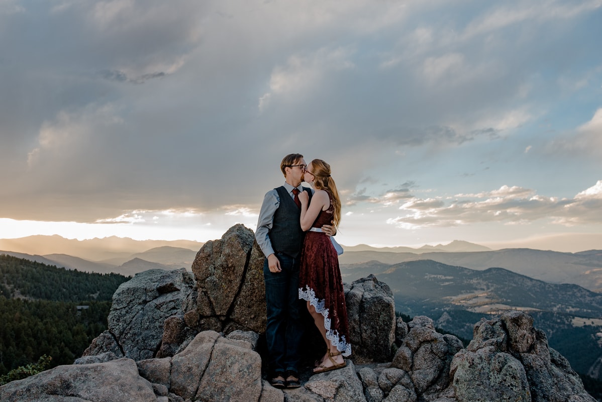 Lost Gulch Overlook Elopement Wedding Photos | Boulder Elopement ...