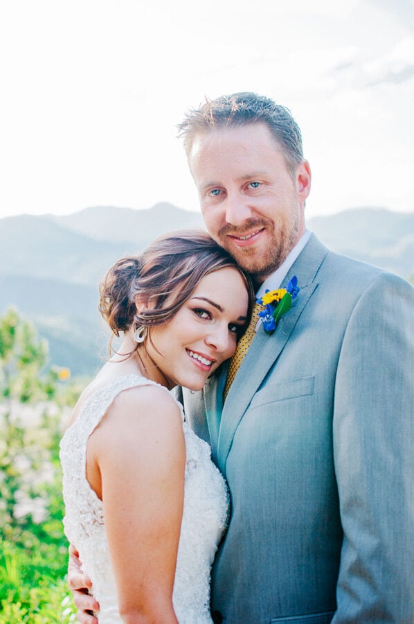 This is from a VERY old wedding but a mountain venue I still love. You can see more of some bad older photos here haha.