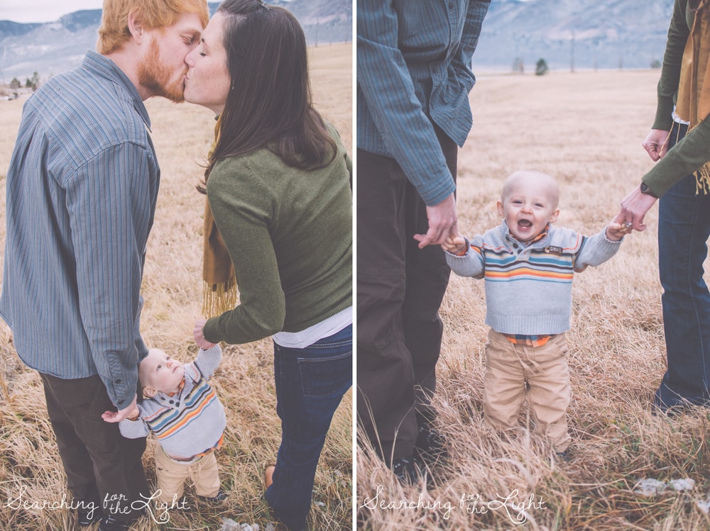Denver photographer photographs family of three as baby turns one