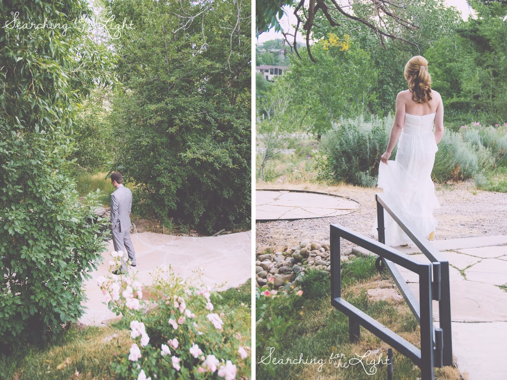 first look, Red Rocks Wedding Photography at Red Rocks Denver Colorado