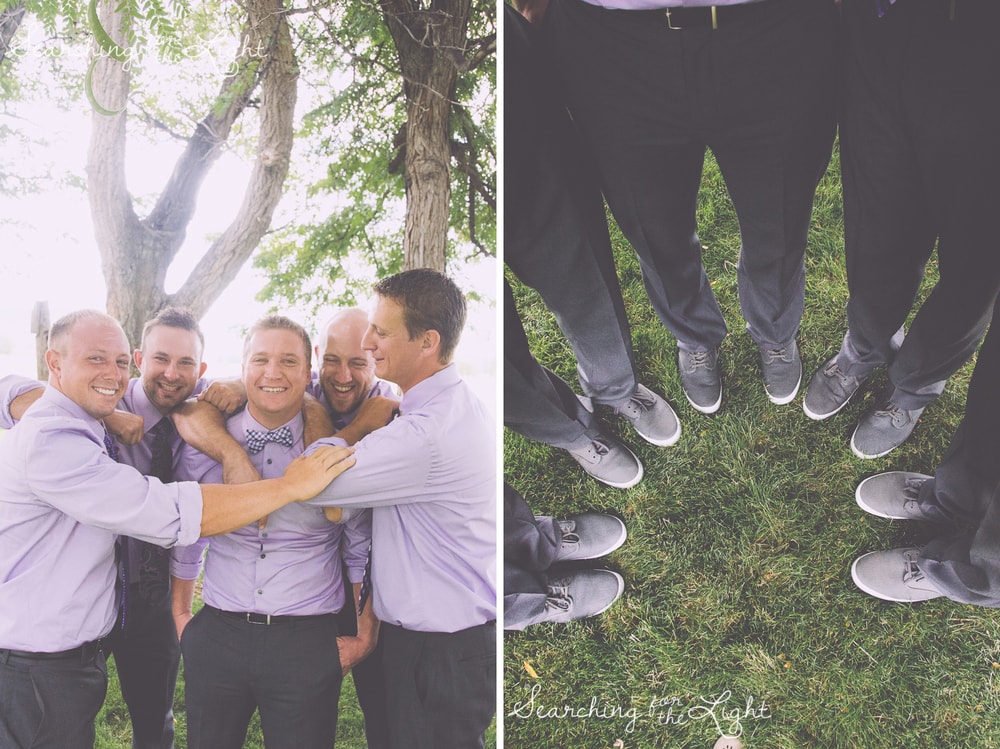 Groomsmen at Shupe Homestead Wedding Photo by Denver Wedding Photographer