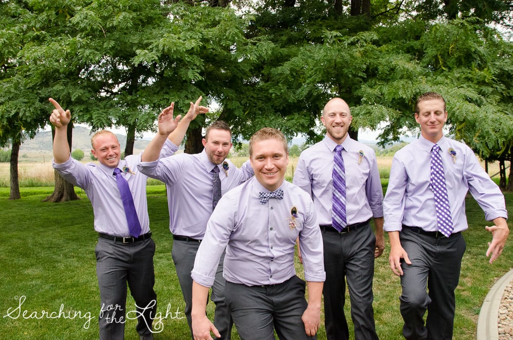 Groomsmen at Shupe Homestead Wedding Photo by Denver Wedding Photographer