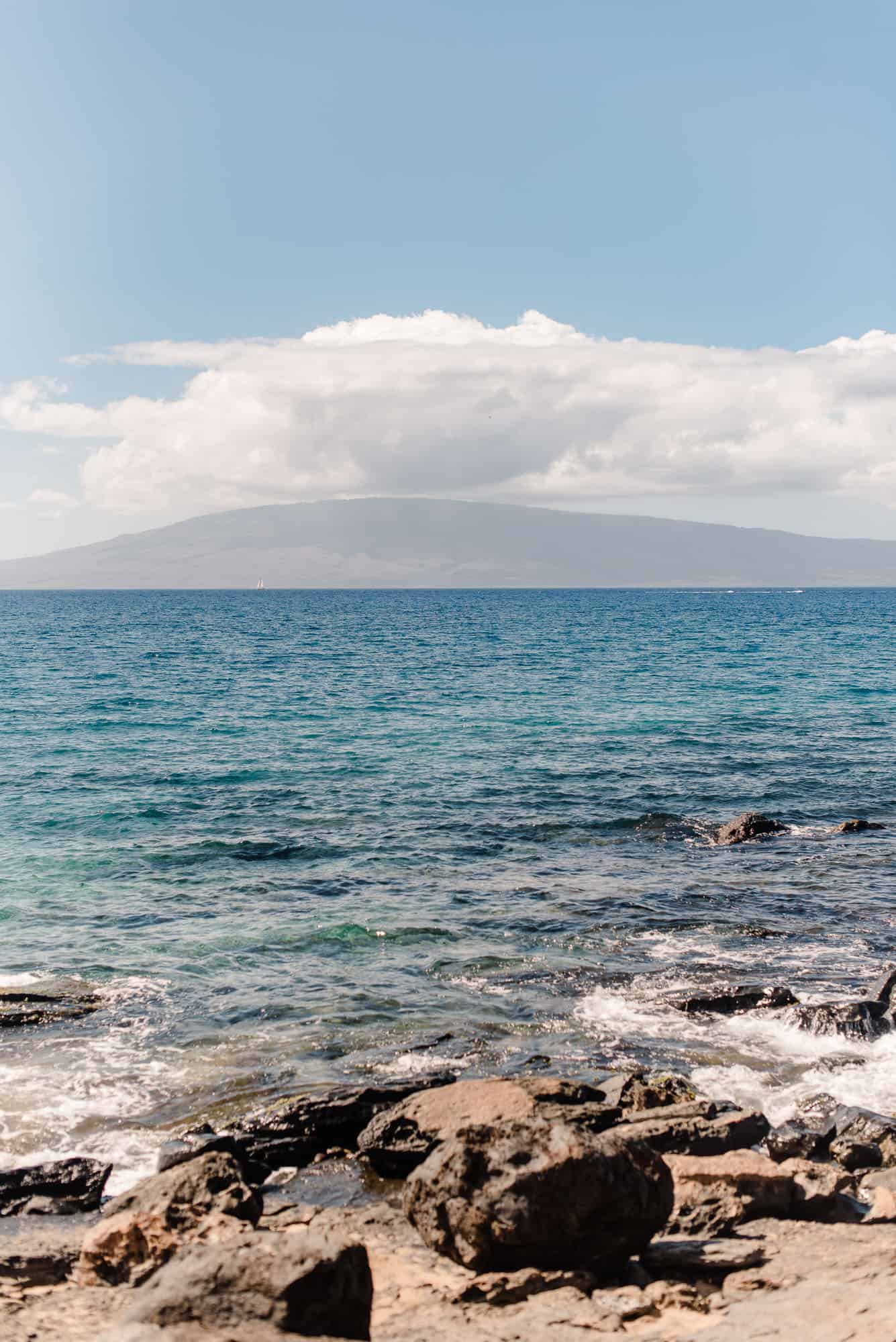 view of olowalu beach on Maui