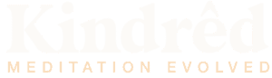 kindred logo "kindred meditation evolved"