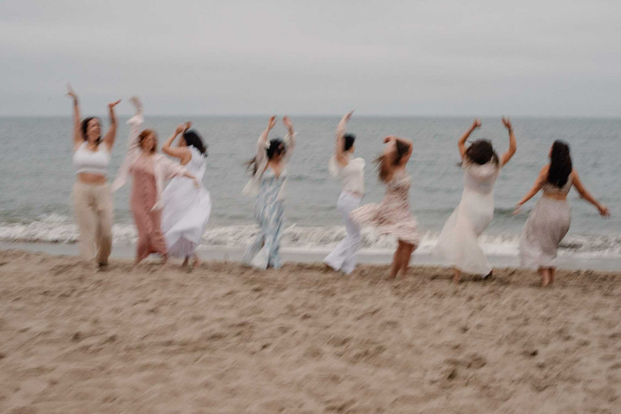 women dancing at a healing trip and self discovery retreat like experience