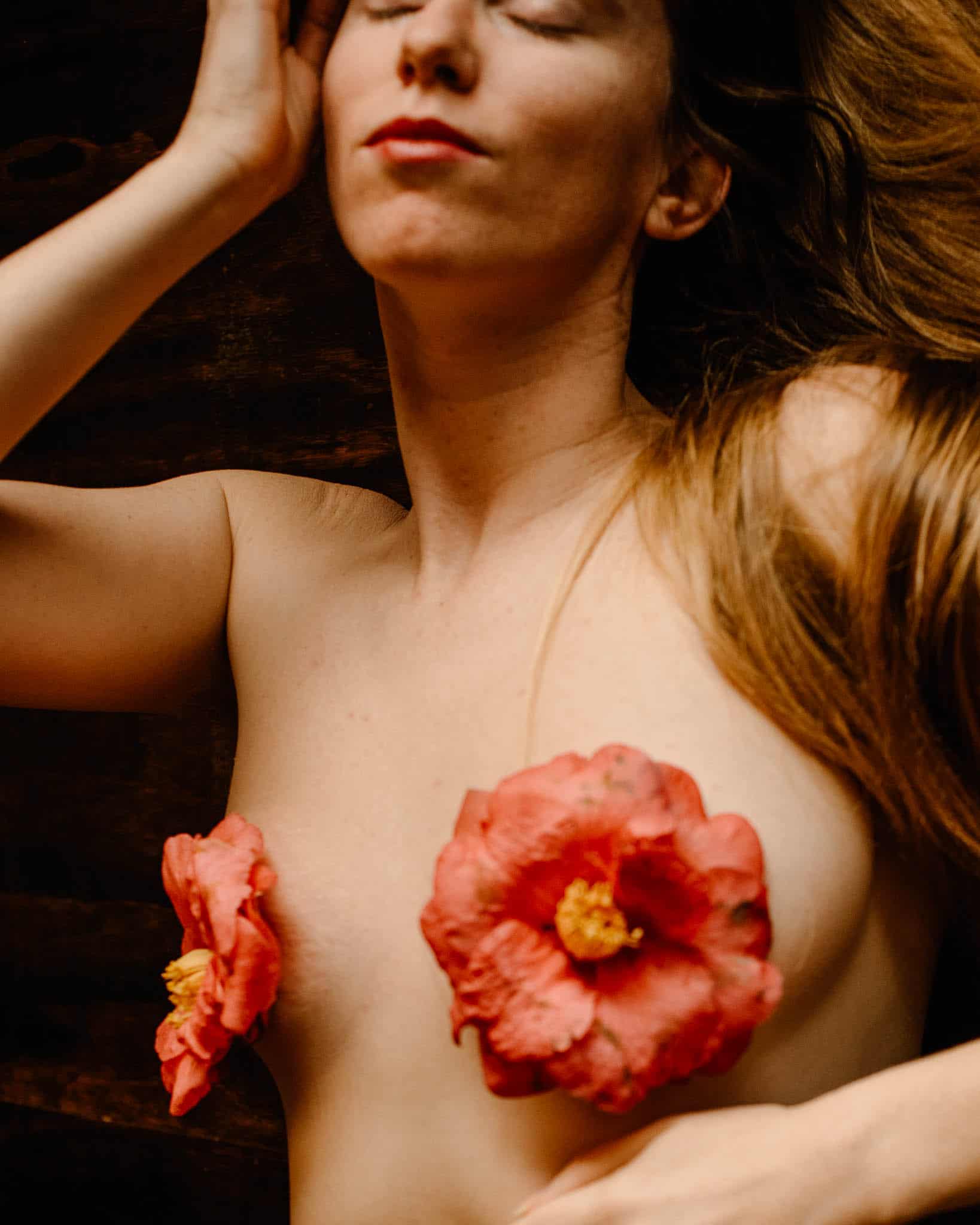 Lumalia in her own explorations with the camelli afor the retreat