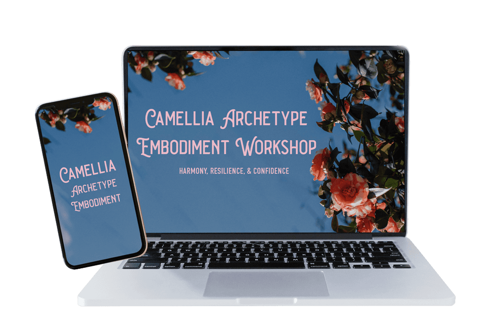 camellia archetype workshop replay in a laptop