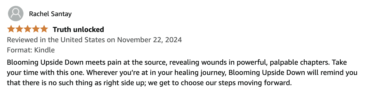 reviews of blooming upside down