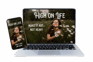 "high on life" inside laptop and phone