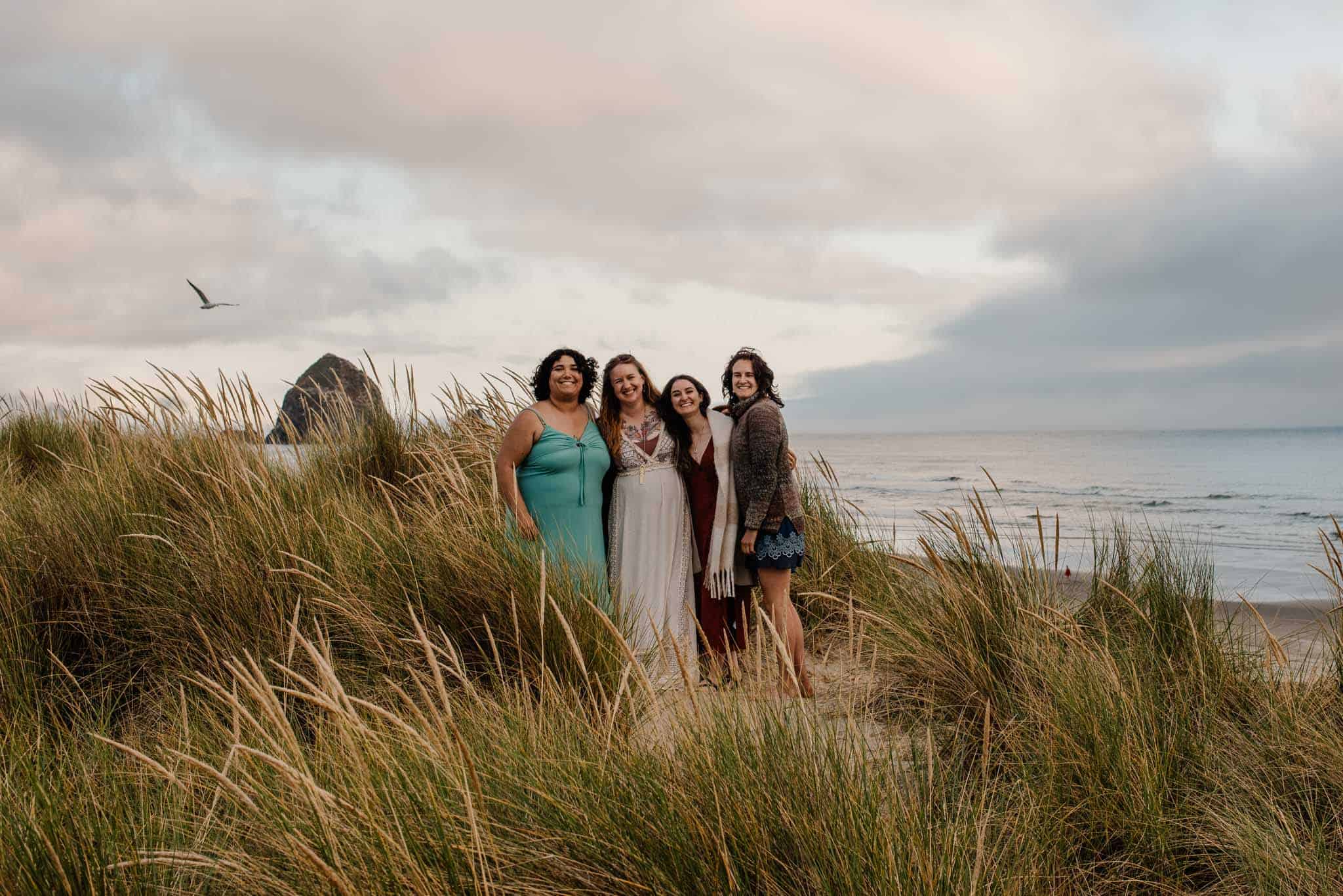 women gathered together after a retreat together in aliveness experience