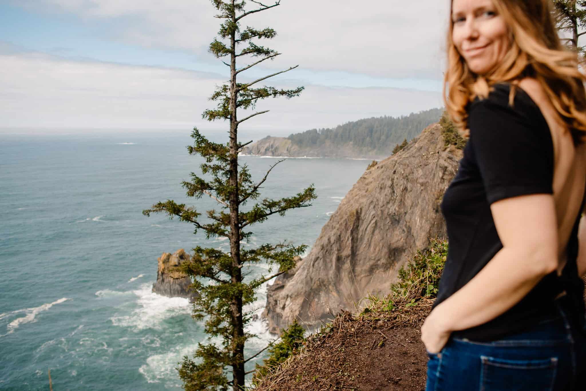 Lumalia standing on coast reflecting on Self-Abandonment in Relationships